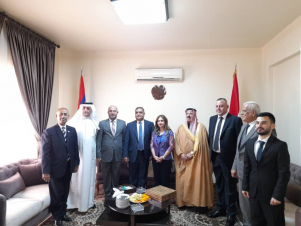 ՀՀ Անկախության օրվա առթիվ Սիրիայում ՀՀ դեսպանություն են այցելել Սիրիայի խորհրդարանի Սիրիա-Հայաստան բարեկամության խմբի անդամները