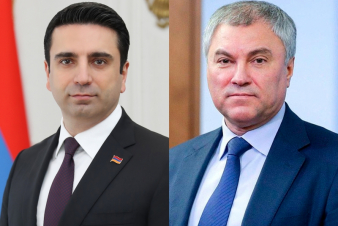 ՌԴ ԴԺ Պետական դումայի նախագահ Վյաչեսլավ Վոլոդինը շնորհավորանքը ԱԺ նախագահ Ալեն Սիմոնյանին՝ ՀՀ անկախության տոնի առթիվ