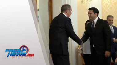 Ալեն Սիմոնյանի գլխավորած պատվիրակությունը  հանդիպել է  Սերգեյ Լավրովին. տեսանյութ