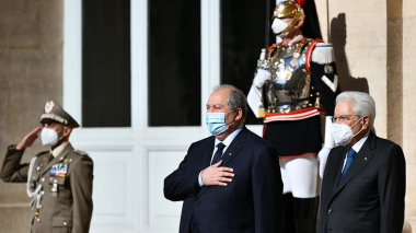 Արմեն Սարգսյանն այսօր Իտալիայի նախագահի նստավայրում՝ Քուիրինալե պալատում, հրաժեշտի հանդիպում է ունեցել Իտալիայի նախագահ Սերջո Մատարելլայի հետ