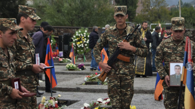 Գորիսի քաղաքային պանթեոնում տեղի է ունեցել մայոր Էդգար Մաթևոսյանի հիշատակին նվիրված արարողություն