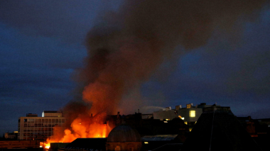 Լոնդոնի առևտրի կենտրոնում հրդեհ է բռնկվել