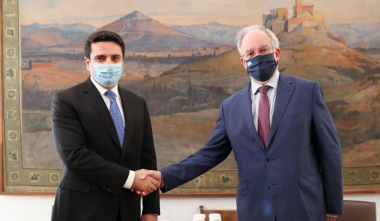 ԱԺ նախագահ Ալեն Սիմոնյանը հանդիպել է Հունաստանի խորհրդարանի նախագահին