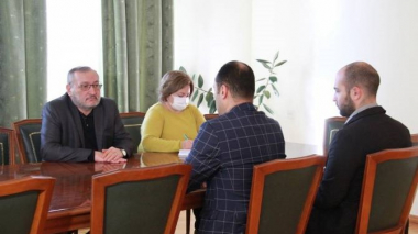 Արցախի ԱԺ նախագահն ընդունել է իրավապաշտպան Արտակ Զեյնալյանին