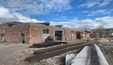 Արագածոտնի Ծաղկահովիտ համայնքում ընթացքի մեջ են ավտոկայանատեղիի կառուցման աշխատանքները