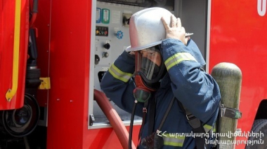 Նոր Խաչակապ գյուղի մոտակա սարալանջին գտնվող վագոն-տնակում հրդեհ է բռնկվել
