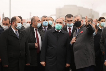 Նիկոլ Փաշինյանը ներկա է գտնվել նոր էլեկտրակայանի բացման արարողությանը