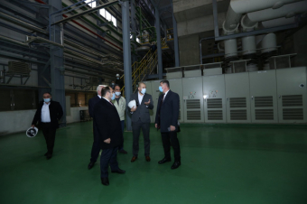 Գնել Սանոսյանն այսօր այցելել է   «Երևան ՋԷԿ» ՓԲ ընկերություն  