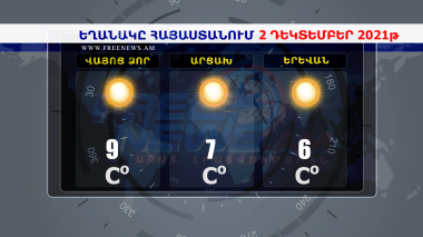 Եղանակի տեսություն 02.12.2021
