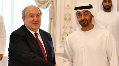 ՀՀ նախագահը ԱՄԷ հիմնադրման 50-ամյակի առթիվ շնորհավորել է Աբու Դաբիի Էմիրության թագաժառանգ, շեյխ Մուհամմադ բին Զայեդ Ալ Նահյանին