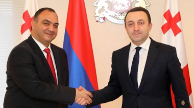 Աշխատանքային այցով Վրաստանում գտնվող Հայաստանի ոստիկանապետին ընդունել է վարչապետ Ղարիբաշվիլին