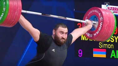 Ծանրորդ Սիմոն Մարտիրոսյանը դարձավ աշխարհի առաջնության բրոնզե մեդալակիր