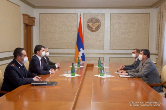 Արցախի Հանրապետության նախագահն ընդունել է ՀՀ քննչական կոմիտեի նախագահ Արգիշտի Քյարամյանին
