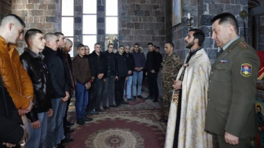 Գեղարքունիքի մարզից Հայոց բանակ մեկնեցին նորակոչիկների հերթական խմբերը