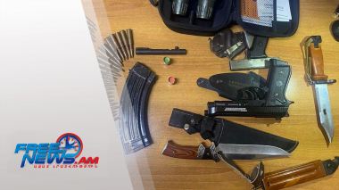 Քրեական ոստիկանության գլխավոր վարչության ծառայողները ապօրինի զենք-ռազմամթերք են հայտնաբերել. տեսանյութ