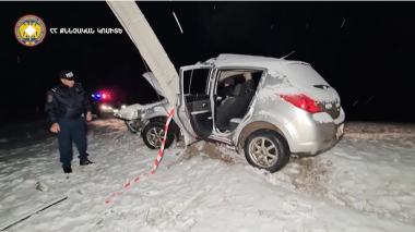 Մահվան ելքով պատահար Արմավիր-Գյումրի ավտոճանապարհին (տեսանյութ)