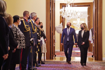 ՀՀ դեսպան Տիգրան Մկրտչյանն իր հավատարմագրերն է հանձնել Հունաստանի նախագահին