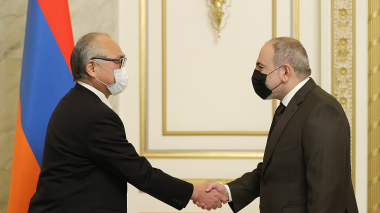 Վարչապետն ընդունել է ՀՀ-ում Ճապոնիայի դեսպան Ֆուկուշիմա Մասանորիին