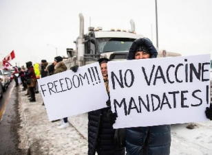 Օտտավայում շարունակվում են կորոնավիրուսային սահմանափակումների դեմ բողոքի ցույցերը