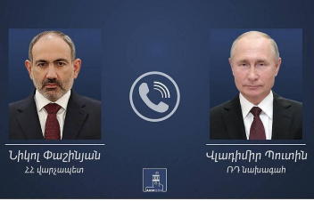 Տեղի է ունեցել Նիկոլ Փաշինյանի և Վլադիմիր Պուտինի հեռախոսազրույցը
