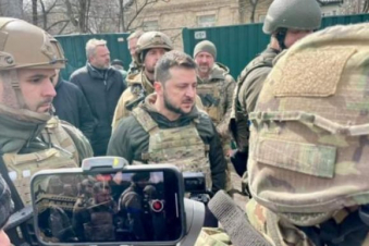 Զելենսկին ժամանել է Բուչա