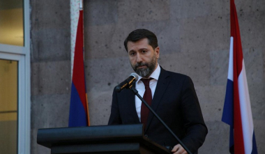 Նիդերլանդների ազգային տոնի կապակցությամբ Կարեն Անդրեասյանը դեսպանատանը հանդես է եկել ողջույնի խոսքով