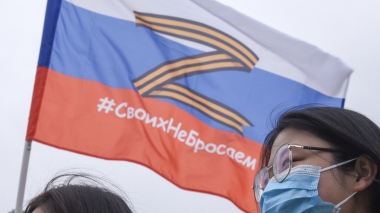 Z տառով ռուսական դրոշը կրել են Հավանայում մայիսմեկյան ցույցի մասնակիցները