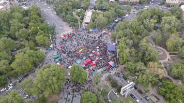 Ընդդիմության հավաքի մասնակիցները 17։10-ին