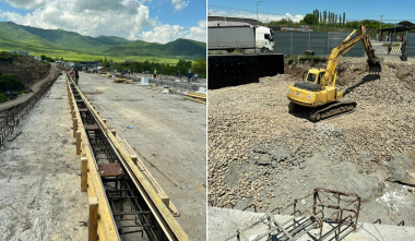 Բագրատաշենի սահմանային անցակետում նոր կամրջի կառուցման աշխատանքներն ավարտվում են