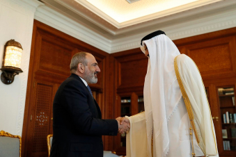  Նիկոլ Փաշինյանը հանդիպել է Կատարի Պետության էմիր, շեյխ Թամիմ Բին Համադ Ալ Թանիի հետ