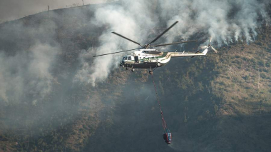 Թբիլիսիի մոտ անտառային հրդեհ է բռնկվել