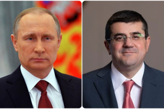 Մենք բարձր ենք գնահատում ՌԴ և Ձեր անձնական ներդրումը ղարաբաղյան հակամարտության կարգավորման գործում. ԱՀ նախագահը շնորհավորել է Պուտինին ծննդյան օրվա կապակցությամբ