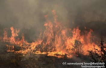 Ապարանում այրվել է անասնակեր
