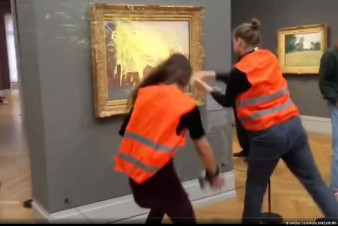 Ակտիվիստները կարտոֆիլի խյուս են լցրել Կլոդ Մոնեի կտավի վրա