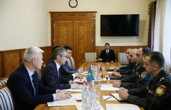 ՀՀ ոստիկանության պետն ընդունել է Հայաստանում Ղազախստանի արտակարգ և լիազոր դեսպանին