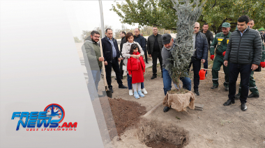 Նիկոլ Փաշինյանը ընտանիքի հետ մասնակցել է ծառատունկի