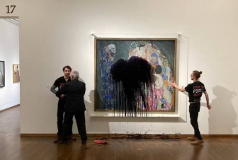 Ակտիվիստները ներկ են լցրել Գուստավ Կլիմտի գլուխգործոցներից մեկի վրա