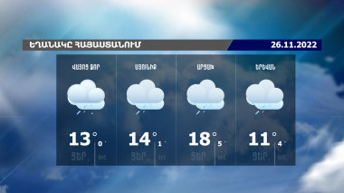 Եղանակի տեսություն. 26.11.2022