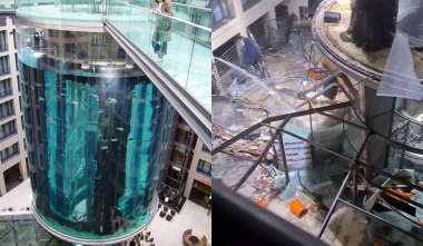 Բեռլինում պայթել է աշխարհի ամենամեծ ակվարիումը