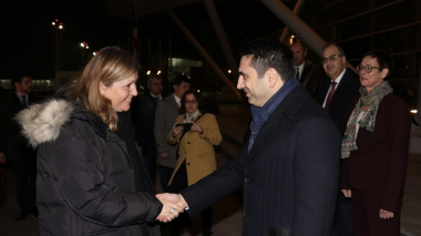 Երևան է ժամանել Ֆրանսիայի Ազգային ժողովի նախագահը