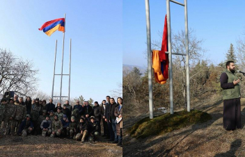 Դրոշի բարձրացման հանդիսավոր արարողություն՝ Բերդ քաղաքում