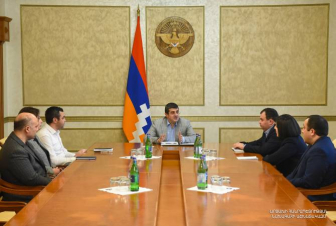 ԱՀ նախագահն ընդունել է Արցախի հանրային հեռուստառադիոընկերության խորհրդի նորանշանակ կազմին