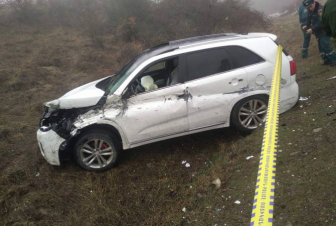 Իջևան-Նոյեմբերյան ավտոճանապարհին տեղի ունեցած վթարի հետևանքով կան տուժածներ. ֆոտո