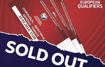 Հայաստան-Թուրքիա ֆուտբոլային հանդիպման բոլոր տոմսերը սպառված են