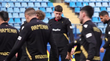 Ազգային հավաքականի վերջին մարզումը` Հայաստան-Թուրքիա խաղից առաջ