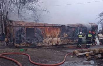 Երևանում վագոն-տնակ է հրդեհվել