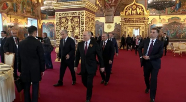 Պուտինը Կրեմլում ոչ պաշտոնական նախաճաշ է ունեցել Փաշինյանի և ԱՊՀ անդամ այլ երկրների ղեկավարների հետ