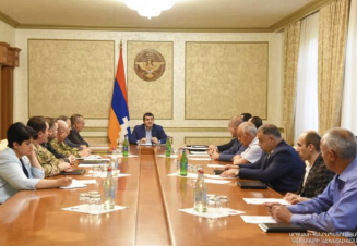 Արցախի Անվտանգության խորհրդի նիստի օրակարգում Արցախի շուրջ ստեղծված ռազմաքաղաքական իրավիճակն էր