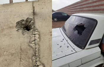 Ադրբեջանի ԶՈՒ կրակի հետևանքները Երասխի ուղղությամբ. ՊՆ-ն լուսանկարներ է հրապարակել