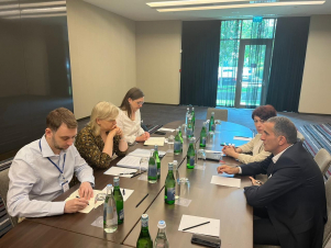 ՀՀ ՆԳՆ փրկարար ծառայության տնօրեն Կամո Ցուցուլյանը Վրաստանում հանդիպում է ունեցել  Հաննա Յանսի հետ